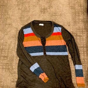 Retro style striped shirt